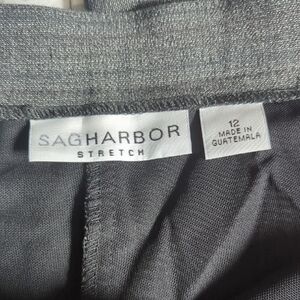 Sag Harbor Charcoal Stretch Trousers